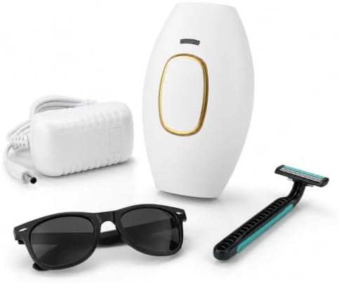 Depilador a Laser IPL Luz Pulsada 900.000 Disparos com 5 Níveis d...