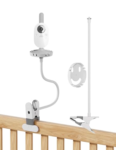 Soporte de clip para monitor de bebé Philips Avent SCD843/26, SCD833/26, SCD891/26, SCD891/26, SCD630/26, soporte flexible para monitor de vídeo de bebé Philips Avent