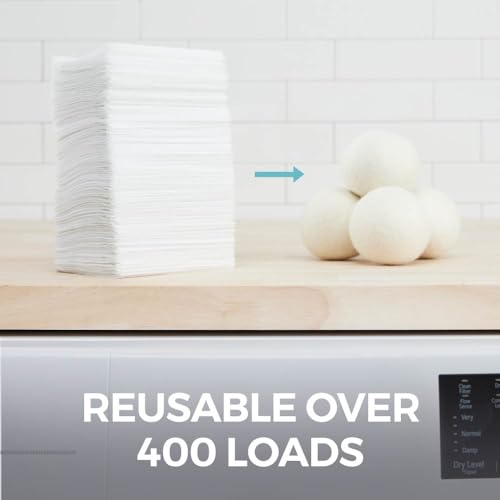 Home Genie 840316706612 100% New Zealand Wool Reusable Dryer Balls thumb #3