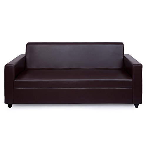 Housefull Willson Five Seater Sofa Set 3-1-1 (Brown)