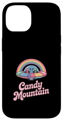 Funny Candy Mountain Alien UFO �i������ �X�}�z�P�[�X iPhone 14 �p
