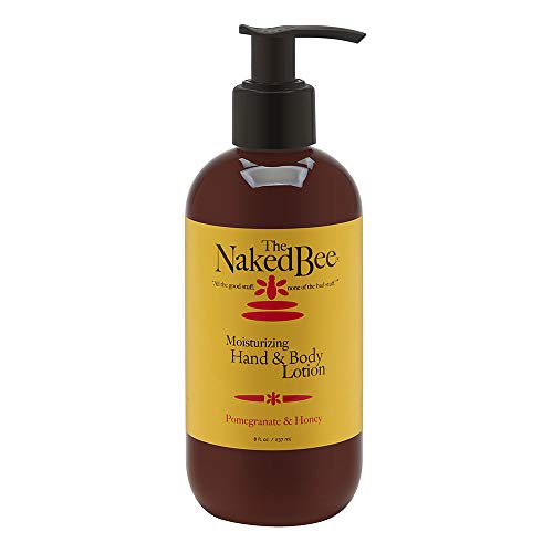 Image of The Naked Bee Nourishing Body Lotion for All Skin Types (8 oz) Moisture Replenishing Lotion for Dry Skin with Pomegranate & Honey