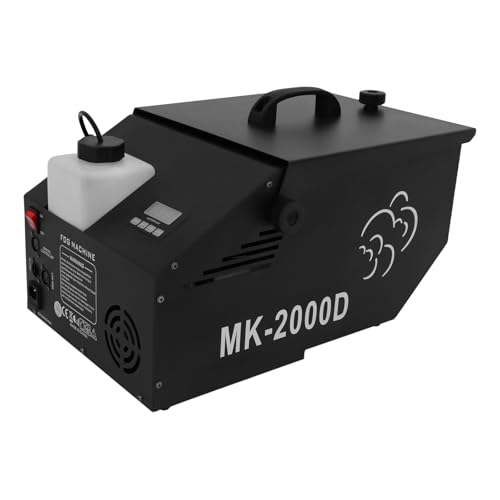 Machine à brouillard de sol d'extérieur avec télécommande et DMX, 4 modes de contrôle, machine à glace sèche pour bars, spectacles sur scène, 1200 W