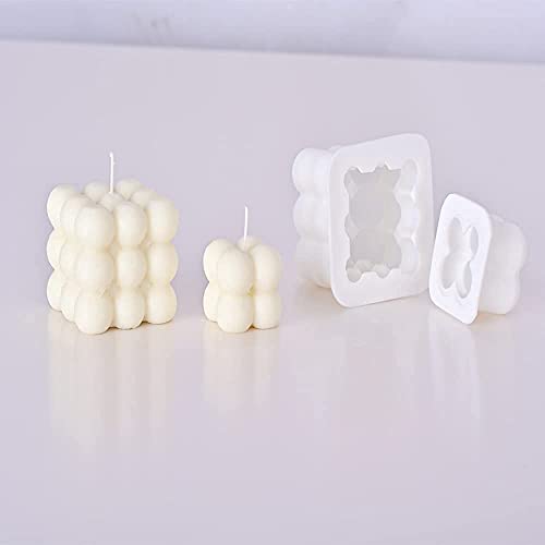 2 Pack Of Candle Mold, Very Cute Silicone Mold With 20 Wicks Included For Candle Making, Soap Mold For Soap Making. #TOP5