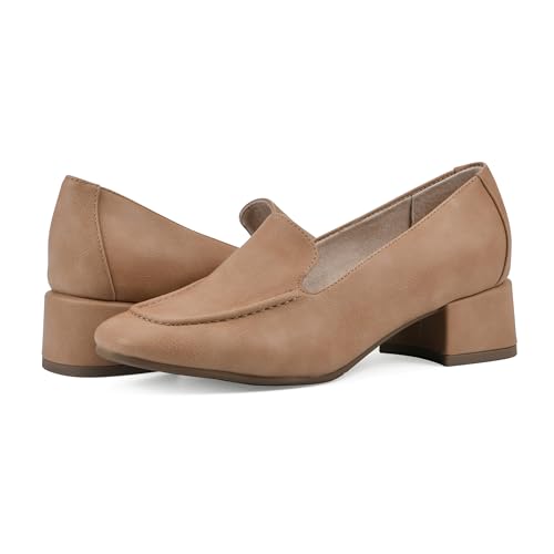 Image of CLIFFS BY WHITE MOUNTAIN Women's Quinta Low Block Heel Loafer