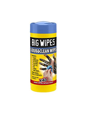 Big Wipes BGW2029 Lingettes Anti-bactériennes Industriales, Lot de 40