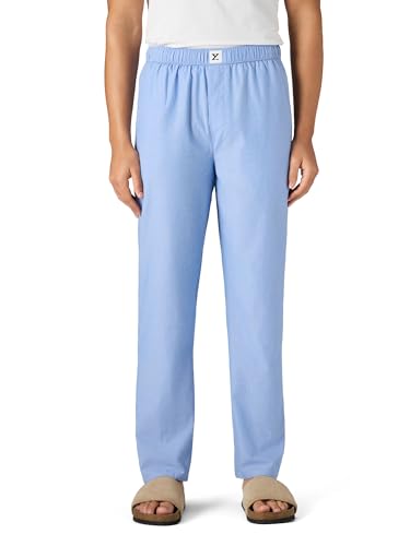 Image of XYXX Ultra-Breathable Solid Cotton Chambray Pyjamas For Men
