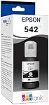 Bouteille d'encre ultra-haute capacité EPSON 542 EcoTank Pro Noir (T542120-S) Compatible avec ET-5150, 5170, 5180, 5800, 5850, 5880, 16600, 16650