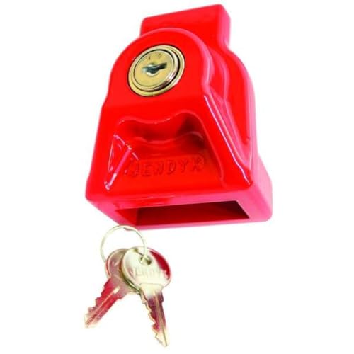 Jendyk GHAL-KD Red Aluminum Glad Hand Lock (Keyed Differently), 1 Pack