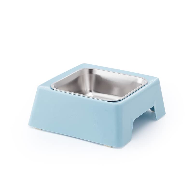 Pets Empire Square Stainless-Steel Pet Bowl Food Water Feeder Puppy Drinking Dish Cat Dog Feeding Food Bowls Pets Food Container Dog Accessories (Blue)-350 ml (B08PRY7MSC) Amazon Price History, Amazon Price Tracker