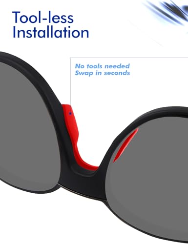 Image of SAUCER Replacement Nose Pieces Pads for Oakley Hex Jector OX8032 | OX8174F Eyeglass