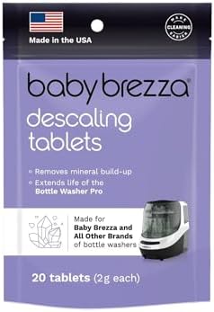 Baby Brezza Descaling Tablets for All Brands of Baby Bottle Washer Machines