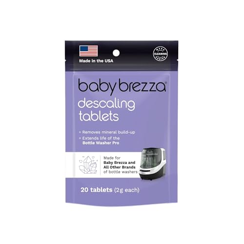 Baby Brezza Descaling Tablets Bottle Washer Pro and All Brands of Bottle Washers