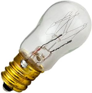 Bulb 10W 250V S6 Clear Incandescent Candelabra Base