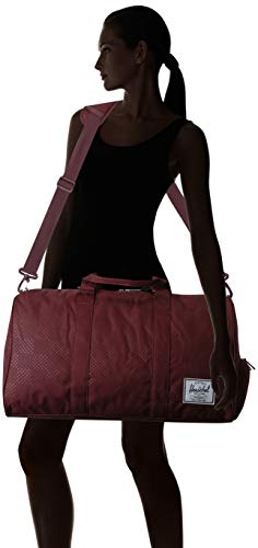Image of Herschel Novel Duffel Bag, Plum Dot Check, Classic 42.5L, Novel Duffel Bag
