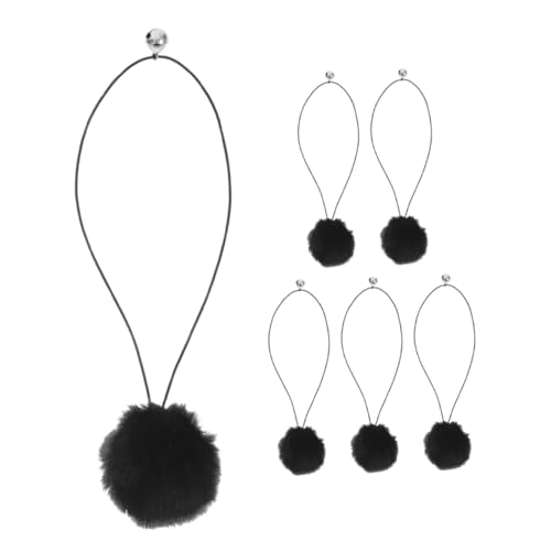 CORHAD Cat Scratching Post Replacement Balls 6pcs Interactive Tease Balls Chasing Toys Wire Cat Toys Soft Plush