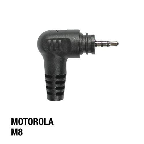 PRYME® LMC-1DR-M8 PRO-Grade Commercial Lapel Mic w/D-Ring Earphone (for MotoTRBO SL300 & 7550 1-Pin Radios)