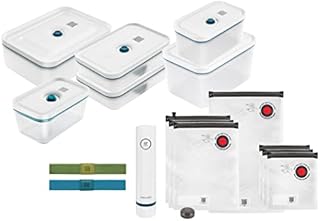 ZWILLING Fresh & Save Vacuum Starter Set, Plastic, M/L, 16-pcs, La Mer