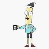 Festive Mr. Poopybutthole Sticker Bumper Sticker Vinyl Decal 5'