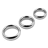 Générique 5 Tailles d'anneaux de Poids Exquis en Acier Inoxydable 304 pour Hommes, Anneaux d'exercice retardé en méta-FRRF04 (35mm) #5