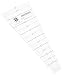 Wrights 8829306 EZ Quilting Dresden Acrylic Tool, 1 to 8-Inch