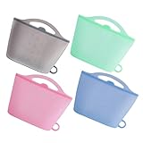 CIYODO 4 Stück Silikonbeutel für Kühlschränke sandwichtüte butterbrotbeutel lunchtüten Vakuum...