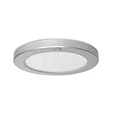 ref 2 :100345 MIIDEX LIGHTING Plafonnier rond avec détecteur IR et collerettes ALDEBARAN Collerette Gris ALU - Éclairage, ampoule et luminaire