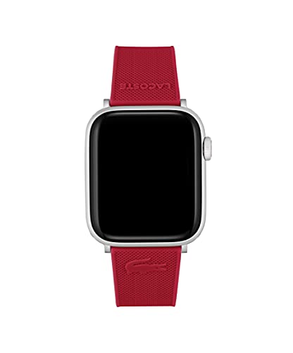 Lacoste Apple Watch Straps, Red, Medium, Unisex (B09H1BLPTL) Amazon Price History, Amazon Price Tracker