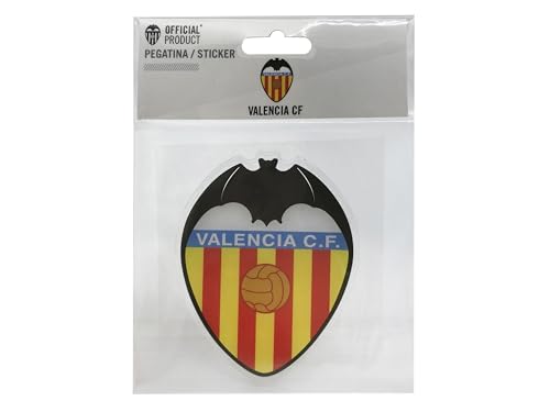 CYPBRANDS- Valencia, Pegatinas, Stickers, Escudo del Barça, Multicolor, Producto Oficial