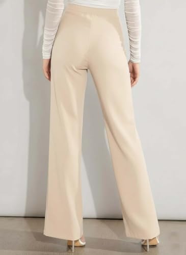 Image of KOTTY Women's High-Rise Straight Fit Stretch Pants for Office, Casual and Smart Wear