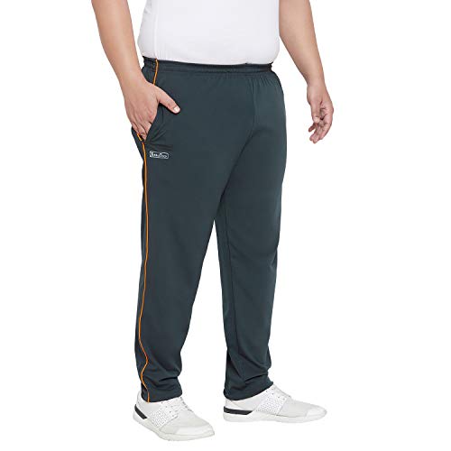 Image of Bigbanana Men Plus Size Offey Solid Trackpant