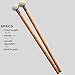 Timber Drum Co. Timpani Mallets, Medium Felt –– Sticks for Drum Set, Cymbal Roll, Percussion –– Birch Wood Handles 15.25