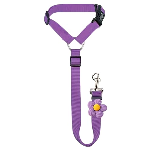 ペットシートベルト,安全伸縮式ロープ - 小型 猫用 シートベルト ハーネス | 保護と安全のため 小型中型の子猫と子犬用 旅行とロードトリップと運転用