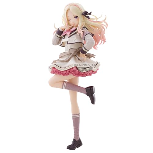 Banpresto Figura de Accion Sena Juo The Idolm@Ster Gakuen Espresto - Sweet Moment 23cm - PZ69751P Multicolor - Figura Coleccionable - Ideal para los fanáticos del Anime