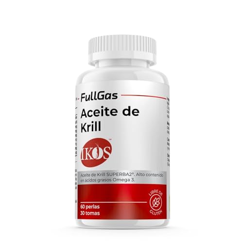 FullGas   Aceite de Krill  Sello IKOS™   60 perlas