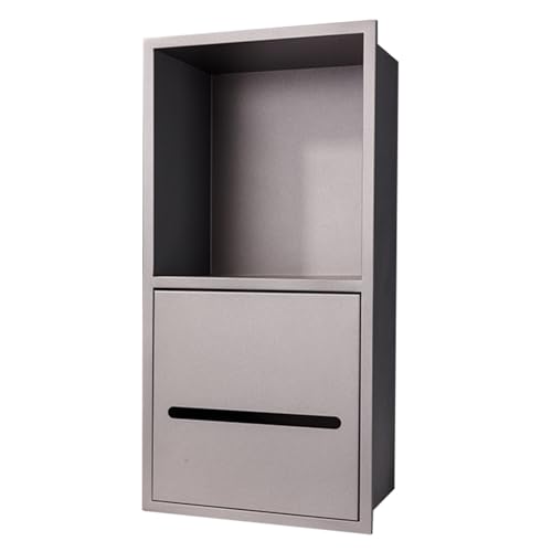 Niche de douche en acier inoxydable 304 encastrée et étanche pour rangement mural