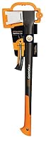 Fiskars Werkzeug-Set, Spaltaxt inkl. Klingen-/Transportschutz, Stahl/Kunststoff und Handsäge für frisches Holz, Einziehbar, Rostfreies Stahl-Sägeblatt, Schwarz/Orange, 1025437 – Ansicht 7