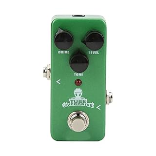 Pédale D’effets pour Guitare, Tube Overdrive Accessoire D’instrument à Coque Métallique Réglable avec 3 Boutons de… - Les Beatles, Paul McCartney, John Lennon, RIngo Starr, George Harrison