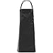 Locknane Synthetic Leather Bib Apron Black - 37