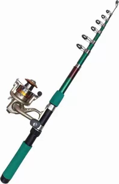 Quanhai Fishing Rod Green 270cm qunhai Reel 3000 Model Green Fishing Rod (270 cm, 0.2 kg, Green)-image-9