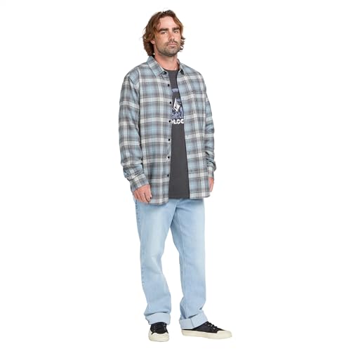 Image of Volcom Men's Caden Plaid Long Sleeve