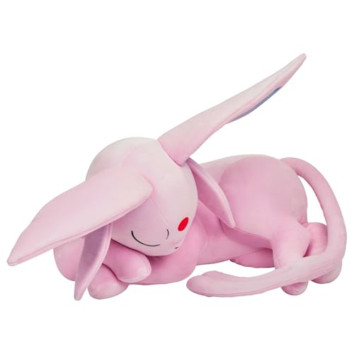 Image of Pokémon Espeon Sleeping Plush - 18-Inch Premium Plush in Sleeping Pose