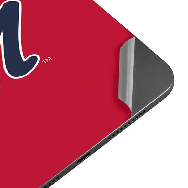 Skinit Decal Tablet Skin Compatible with iPad Mini 7 (2025) - Officially Licensed University of Mississippi Ole Miss Logo Red Design