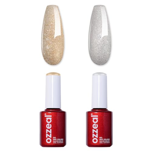 Kit de Esmaltes Gel Brillantes Ozzeal 2 Pcs miniatura 1