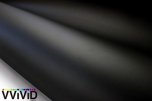 Image of VViViD Matte Black Vinyl Wrap Adhesive Film Air Release Decal Sheet (1ft x 5ft)
