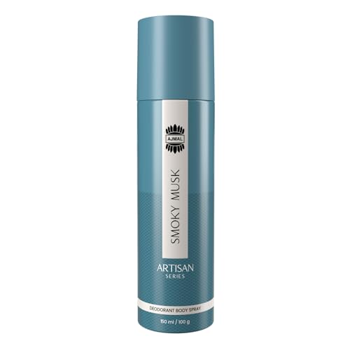 Image of Ajmal ARTISAN - SMOKY MUSK DEODORANT PERFUME 150ML LONGLASTING SPRAY GIFT FOR MEN AND WOMEN ONLINE EXCLUSIVE