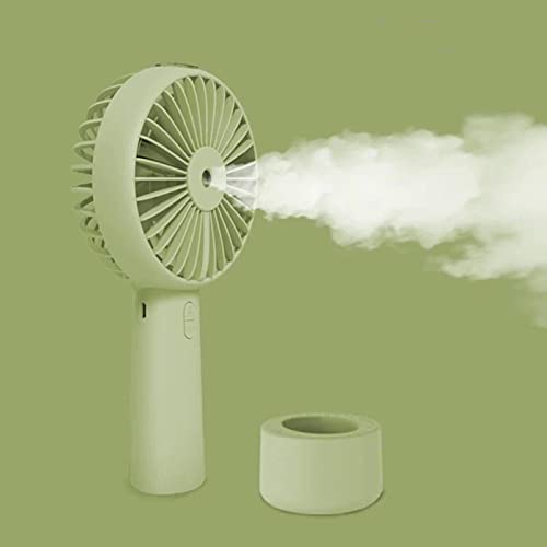 Mini ventilateur rechargeable USB à pulvérisation d'eau et batterie longue autonomie