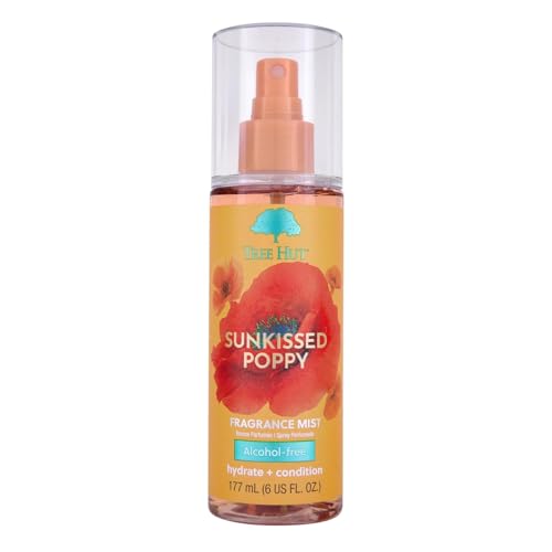 Image of Tree Hut Hair and Body Mist, Sunkissed Poppy, 6 Fl Oz