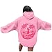 Pink Puff Hoodie Kids Womens Graphic Oversized Trendy Cute Hoodies for Teen Girls Preppy Sweatshirt Long Sleeve Y2K Tops 2024 Pink Puff Hoodie Kids,Pink,X-Large