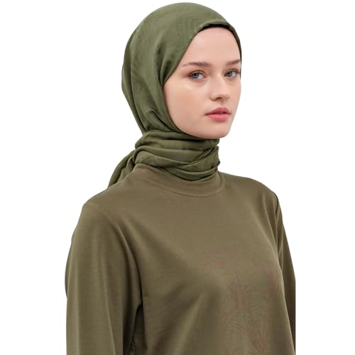 Hijab Scarf for Women, Wave Pattern Elegant Modest Fashion, Premium Soft, Versatile Headscarf Shawl for Women, Luxury, Floss & Viscose Blend, 78